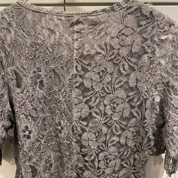NEW This & That Women's Size S Sheer Lace Mixed Media Blouse Whimsigoth Top NWT - Picture 6 of 8